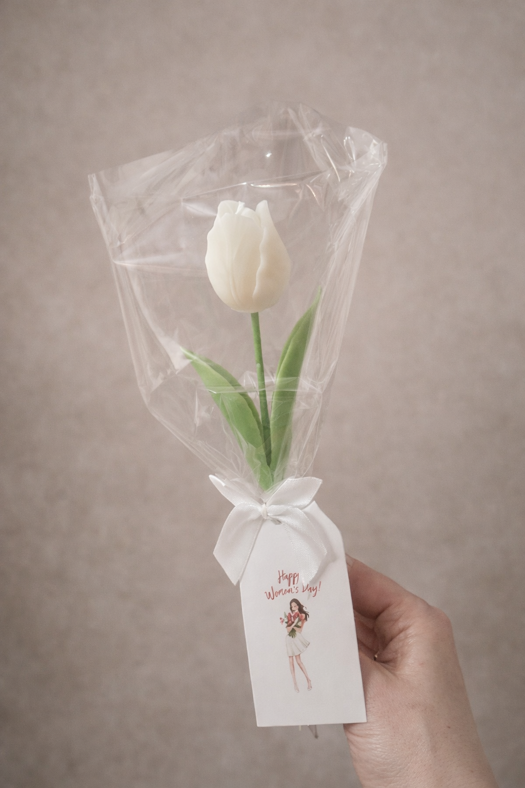 Tulpenkerze - kleine Geste