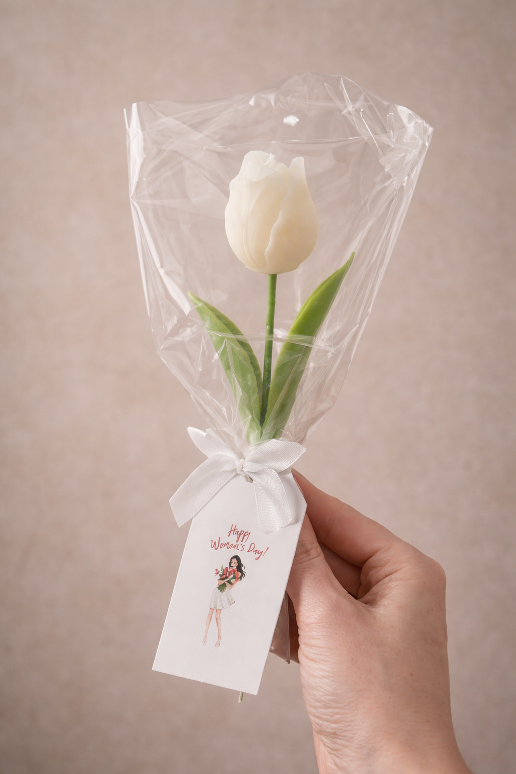Tulpenkerze - kleine Geste